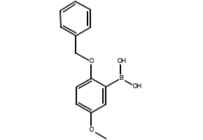 2-(Benzyloxy)-5-methoxyphenylboronicacid structure, CAS 1236768-61-8