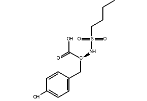 N-Butylsulfonyl-L-tyriosine structure, CAS 149490-60-8