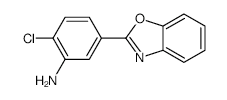 5-Benzooxazol-2-yl-2-chlorophenylamine structure, CAS 313701-55-2