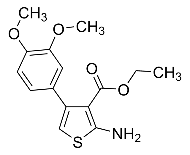 2-Amino-4-(3,4-dimethoxyphenyl)thiophene-3-carboxylicacidmethylester structure, CAS 350997-14-7