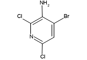 3-Amino-4-bromo-2,6-dichloropyridine structure, CAS 1121586-37-5