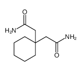 1,1-Cyclohexanediaceticacidmonoamide structure, CAS 887589-52-8