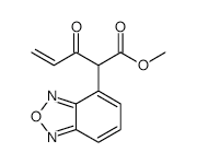 Butanoicacid,2-(2,1,3-benzoxadiazol-4-ylmethylene)-3-oxo-,methylester structure, CAS 102993-40-8