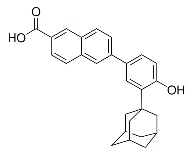 6-[3-(1-Adamantyl)-4-hydroxyphenyl]-2-naphthalenecarboxylicacid structure, CAS 125316-60-1