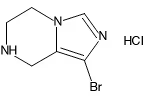 1-bromo-5,6,7,8-tetrahydroimidazo[1,5-a]pyrazinehydrochloride structure, CAS 1188264-68-7