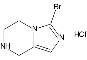 3-bromo-5,6,7,8-tetrahydroimidazo[1,5-a]pyrazinehydrochloride structure, CAS 1188265-60-2