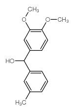 3,4-Dimethoxy-3'-methylbenzhydrol structure, CAS 844683-27-8