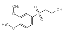 3,4-Dimethoxyphenylsulfonylethanol structure, CAS 688763-13-5