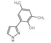 3-(3,5-Dimethyl-2-hydroxyphenyl)pyrazole structure, CAS 288401-54-7