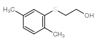 2,5-Dimethylphenylthioethanol structure, CAS 16600-60-5
