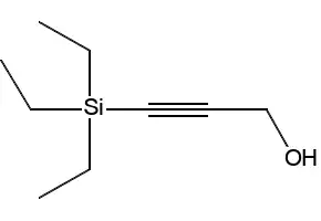 3-Triethylsilyl-2-propyn-1-ol structure, CAS 2652-46-2