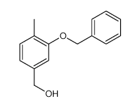 4-Methyl-3-benzyloxybenzylalcohol structure, CAS 916792-34-2