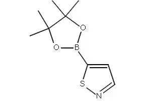 Isothiazole,5-(4,4,5,5-tetramethyl-1,3,2-dioxaborolan-2-yl)- structure, CAS 1045809-78-6
