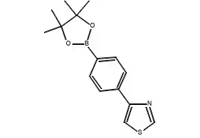 Thiazole,4-(4,4,5,5-tetramethyl-1,3,2-dioxaborolan-2-yl)- structure, CAS 1083180-00-0