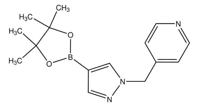Pyridine,4-[[4-(4,4,5,5-tetramethyl-1,3,2-dioxaborolan-2-yl)-1H-pyrazol-1-yl]methyl]- structure, CAS 864754-20-1