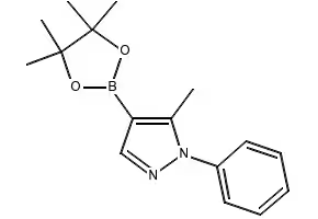1H-Pyrazole,5-methyl-1-phenyl-4-(4,4,5,5-tetramethyl-1,3,2-dioxaborolan-2-yl)- structure, CAS 849776-88-1