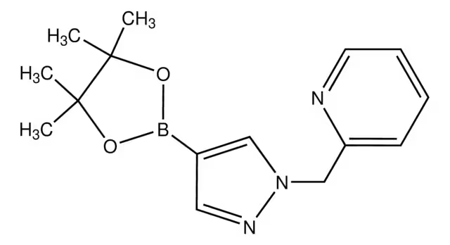 Pyridine,2-[[4-(4,4,5,5-tetramethyl-1,3,2-dioxaborolan-2-yl)-1H-pyrazol-1-yl]methyl]- structure, CAS 864754-22-3