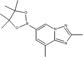 [1,2,4]Triazolo[1,5-a]pyridine,6-(4,4,5,5-tetramethyl-1,3,2-dioxaborolan-2-yl)- structure, CAS 1160790-18-0