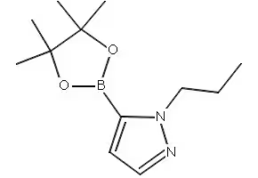 1H-Pyrazole,1-(3,3-diethoxypropyl)-5-(4,4,5,5-tetramethyl-1,3,2-dioxaborolan-2-yl)- structure, CAS 847818-78-4