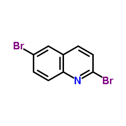 2,6-dibromoquinoline structure, CAS 77514-31-9
