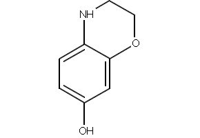 3,4-dihydro-2H-benzo[b][1,4]oxazin-7-ol structure, CAS 104535-37-7