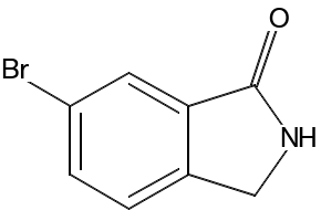 6-bromoisoindolin-1-one structure, CAS 675109-26-9
