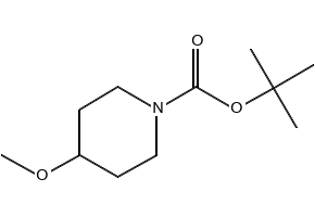 tert-butyl4-methoxypiperidine-1-carboxylate structure, CAS 188622-27-7