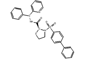 2-Methyl-N-(pyridin-2-yl-methyl)-1,6-naphthyridine-3-carboxamide structure, CAS 388572-52-9