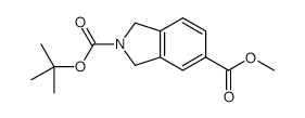 2-tert-butyl5-methylisoindoline-2,5-dicarboxylate structure, CAS 368441-44-5