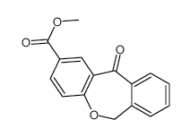 11-Oxo-6,11-dihydro-dibenzo[b,e]oxepine-2-carboxylicacidmethylester structure, CAS 79669-87-7