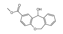 11-Hydroxy-6,11-dihydro-dibenzo[b,e]oxepine-2-carboxylicacidmethylester structure, CAS 79669-90-2