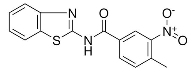 N-(4-Benzothiazol-2-yl-3-hydroxyphenyl)-4-nitrobenzamide structure, CAS 332152-81-5