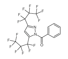1-Benzoyl-3,5-bis(perfluoropropyl)pyrazole structure, CAS 231953-37-0