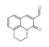5-Oxo-2,3-dihydro-1H,5H-pyrido[3,2,1-ij]quinoline-6-carbaldehyde structure, CAS 386715-48-6