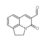 4-Oxo-1,2-dihydro-4H-pyrrolo[3,2,1-ij]quinoline-5-carbaldehyde structure, CAS 386715-47-5