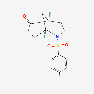 (1S,5S)-2-TOSYL-2-AZABICYCLO[3.3.1]NONAN-6-ONE structure, CAS 1217842-91-5