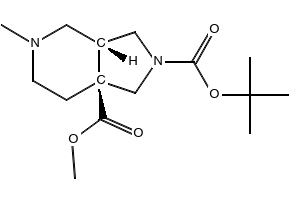 (3AR,7AS)-2-TERT-BUTYL7A-ETHYLHEXAHYDRO-1H-PYRROLO[3,4-C]PYRIDINE-2,7A(3H)-DICARBOXYLATE structure, CAS 1260614-94-5