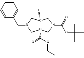 (3AS,6AS)-2-TERT-BUTYL3A-ETHYLHEXAHYDROPYRROLO[3,4-C]PYRROLE-2,3A(1H)-DICARBOXYLATE structure, CAS 1217656-93-3