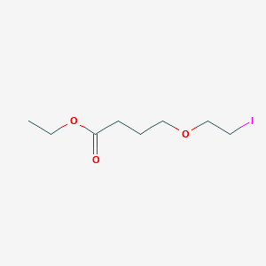 ETHYL4-(2-IODOETHOXY)BUTANOATE structure, CAS 1188264-76-7