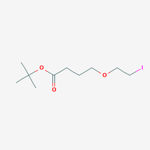TERT-BUTYL4-(2-IODOETHOXY)BUTANOATE structure, CAS 1188264-73-4