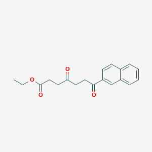 ETHYL7-(NAPHTHALEN-2-YL)-4,7-DIOXOHEPTANOATE structure, CAS 1188264-79-0