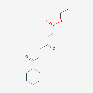 ETHYL7-CYCLOHEXYL-4,7-DIOXOHEPTANOATE structure, CAS 1188265-68-0