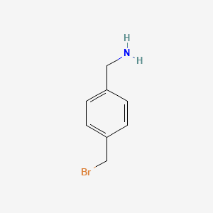 4-Bromomethylbenzylamine structure, CAS 769057-30-9