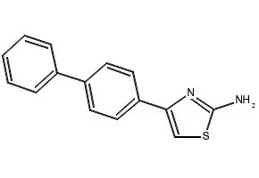 4-Biphenyl-4-yl-thiazol-2-ylamine structure, CAS 2834-79-9