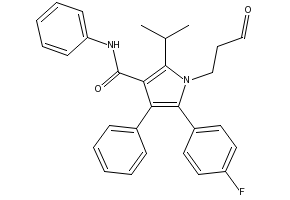1-(4-FLUOROPHENYL)-4-ISOPROPYL-2-PHENYL-1H-PYRROLE-3-CARBOXYLICACID structure, CAS 1188264-93-8