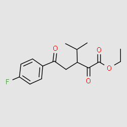 ETHYL5-(4-FLUOROPHENYL)-3-ISOPROPYL-2,5-DIOXOPENTANOATE structure, CAS 1188265-00-0