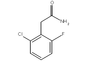 2-AMINO-2-(2-CHLORO-6-FLUOROPHENYL)ACETAMIDE structure, CAS 1218379-84-0