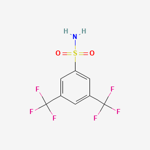 3,5-Bis(trifluoromethyl)benzenesulfonamide structure, CAS 39213-22-4