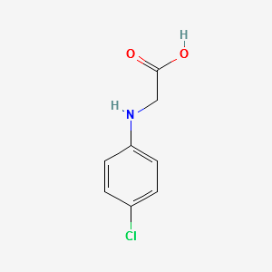 4-Chlorophenylglycine structure, CAS 5465-90-7