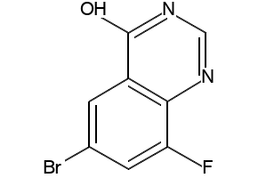 8-BROMO-6-FLUOROQUINAZOLIN-4(3H)-ONE structure, CAS 1204101-90-5